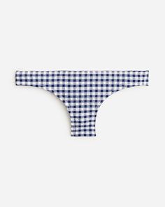 Surf hipster bikini bottom in gingham Short For Women, Denim Sweatshirt, Hair Wrap Scarf, Summer Suits, Mini Short, Beauty Clothes, Sweaters And Leggings, Gingham Print, La Jolla