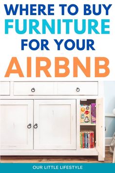 Airbnb Furniture: Where To Buy It & What To Look For Airbnb Furniture, Airbnb Hosting, Hosting Tips, Vacation Rental Management, Rental Kitchen, Short Term Rental, Where To Shop, Business Resources