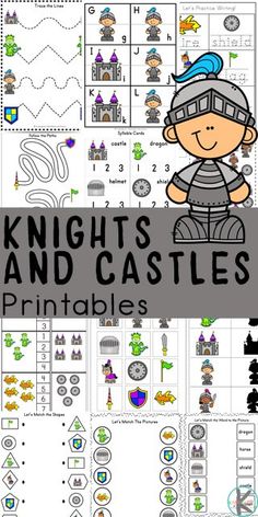 knights and castles printables for kids