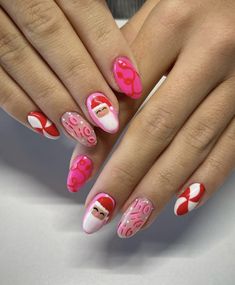 Horror Nails, Mobile Nails, Funky Nail Art, Christmas Gel Nails, Nails Now, Cute Gel Nails, Vacation Nails, Funky Nails