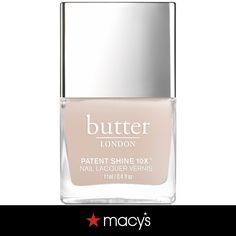 in stock Butter London Nail Polish, Glossier Nail Polish, Nude Polish, Bamboo Extract, London Nails, Nail Strengthener, Nail Fungus, Strong Nails, Butter London