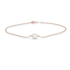 The Single Freshwater Pearl Bracelet is a perfect piece for every day wear. This beautiful 14 karat rose gold bracelet features a 7.0-7.55 millimeter freshwater pearl in a floating design. Pearl Bracelet Gold, Diamonds Direct, Freshwater Pearl Bracelet, Rose Gold Bracelet, Mustard Seed, Bracelet Gold, Pearl Bracelet, Womens Jewelry Bracelets, Fresh Water