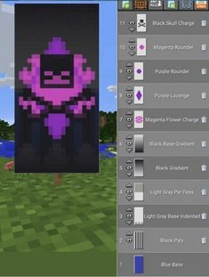 an image of a purple character in minecraft