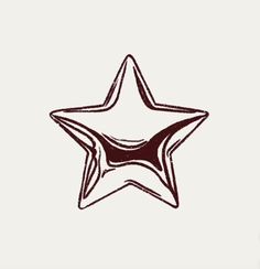 a drawing of a star on a white background