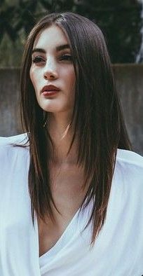 Straight Feathered Hair, Flat Iron Layered Hair, Straight Hair Layers Long, Long Edgy Haircut, Long Straight Layered Hair, Asian Long Hair, Layered Haircuts For Medium Hair, Straight Hair Cuts, Medium Layered Hair