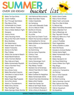 the ultimate summer bucket list for kids