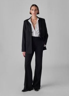 Single-breasted tuxedo blazer cut in stretch virgin wool with silk satin trim. Impeccably tailored without feeling heavy or restricted. All year around weight. Peak lapel, front jetted pockets, inner breast pocket, horn buttons. 95% Virgin Wool 5% Elastane Womens Tuxedo Outfit, Tuxedo Women, Tuxedo Blazer, Peak Lapel, Tuxedo Jacket, Maternity Shops, Loungewear Shorts, Designer Clothes For Men, Modern Outfits