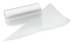 two rolls of white tissue paper sitting on top of each other