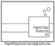 the paper play sketch is shown in black and white