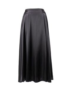 Fabric | Polyester Flare Maxi Skirt, Skirt Streetwear, Long Skirt Fashion, Satin Maxi Skirt, Maxi Rok, High Waisted Maxi Skirt, Elegant Skirt, Satin Maxi, Satin Skirt