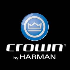 crown by harman logo on a black background