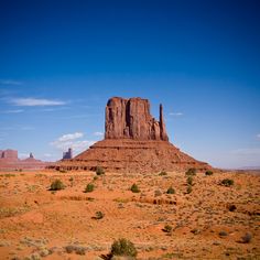 the desert is full of tall rock formations