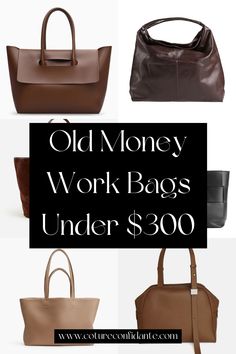 Quiet Luxury Work Bag Under $300, Tote Bag Inspo, office bags for women to work, work bags for women laptops, university bag, laptop tote bag, laptop travel bag, cute laptop bags, office purse, work purse, leather handbag, longchamp handbag, work tote, leather purse, old money work bag Luxury Laptop Bag, Stylish Work Bag, Everyday Work Bag