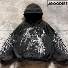 Night Demon Gothic Print Oversized Cotton Hoodie, Y2k Hoodie, Graphic Hoodie, Anime Hoodie, Cotton Hoodie, Oversized Hoodie, Y2k Clothing Please ensure that you check our size guide before purchasing and we always advise that you size up once or twice depending on how baggy you wish the hoodie to fit 🔥 Your dark side awaits this Winter with this high quality, handmade gothic print hoodie, crafted from heavyweight soft cotton. Featuring a new Night Demon print, this hoodie is perfect for that ed Night Of The Demons, Y2k Hoodie, Y2k Clothing, Anime Hoodie, Cotton Hoodie, Oversize Hoodie, Graphic Hoodies, Hoodie Print, Classic Black