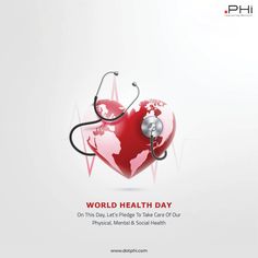 Celebrating World Health Day : 7th April Let's nourish our physical and mental health for healthy living ♥️ Let's build a fairer healthier world for everyone ❤🩺 #WorldHealthDay2021 #WorldHealthDay #HealthDay #HealthDay2021 #healthcare #eathealthy #StayHealthy #healthylifestyle #fitnessgoals #health #healthiswealth #besafe #विश्व_स्वास्थ्य_दिवस #mentalhealth #HealthForAll #healthyliving #7thapril2021 #Dotphi #Dotphiinfosolution #DotphiSolutions #SEOagency #SocialMediaAgency #DigitalMarketing World Health Day Social Media Post, World Hypertension Day Creative Ads, World Health Day Creative Poster, World Health Day Poster Design, World Health Day Quotes, World Health Day Poster