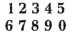 the numbers are written in black ink