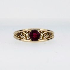 Ruby Engagement Ring Gold, Ruby Engagement Ring Vintage, Ruby Wedding Ring, Rose Gold Stackable Rings, Pink Engagement, Ruby Wedding Rings, Sapphire Engagement Ring Set, Filigree Engagement Ring, Ruby Wedding