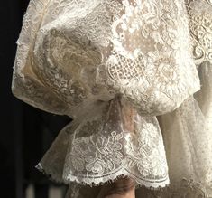 Lace Aesthetic, Ella Enchanted, Corpse Bride, Fashion Details, The Back, Fall Winter, Couture, Lace, Fashion Design