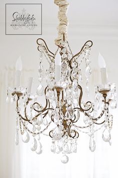 Add a touch of vintage charm to your bedroom with these 10 chic French country chandeliers. These exquisite pieces will illuminate your space with elegance and grace. Whether you prefer a rustic farmhouse vibe or a more refined and romantic aesthetic, these chandeliers will perfectly complement your bedroom decor. Enhance the ambiance of your sanctuary with these timeless and alluring fixtures. Upgrade your lighting game and create a bedroom that exudes sophistication and style. Discover th... Romantic Room, Affordable Interior Design, Romantic Homes, French Farmhouse, Shabby Vintage