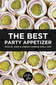 the easy party appetizer i swear by classic pickle ham and cream cheese pinwheels