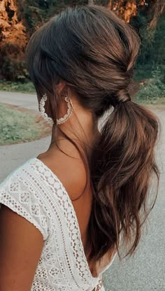 Braided Low Ponytail, Low Ponytails, Hairstyle Ponytail, Wedding Hairstyles Medium Length, Birthday Hairstyles, Hoco Hairstyles, Homecoming Hairstyles Updos, Hair Hoco, Homecoming Hair Down