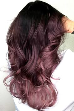 Me encanta Chocolate Lilac Hair, Best Hair Color, Hair Color Options, Lilac Hair, Hair Color And Cut, Dye My Hair, Hair Dye Colors, Hair Inspiration Color, Cool Hair Color