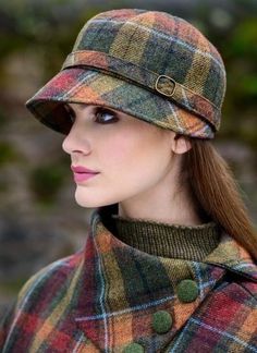 Pola Topi, Bone Bordado, Irish Hat, Tweed Hat, Irish Sweater, Hat Patterns To Sew, Aran Sweater