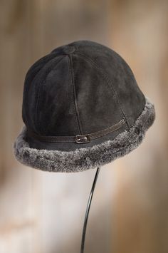 Crafted from Spanish Merino shearling sheepskin, this lovely hat insulates you with its supple leather exterior and shearling wool lining. Unique Leather Jacket, Cloche Hats, Luxury Boots, Fur Hats, Sheepskin Coat, Western Hats, Cloche Hat, Cool Hats, Lambskin Leather