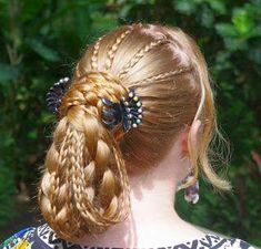 Fem Hairstyles, Braid Hairstyles For Long Hair, Marcille Donato, Waterfall Braid Hairstyle, Short Ponytail, Medieval Hairstyles, I Dream Of Jeannie, Dream Of Jeannie