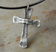 SPRING SALE 20% OFF! Cross Sterling Silver Christian Cross Necklace Handmade Jewelry for Men or Women Silver Necklace For Men, Christian Cross Necklace, Silver Cross Necklace, Cross Christian, Silver Jewellery Indian, Silver Necklaces Women, Mens Silver Necklace, Silver Jewelry Necklace