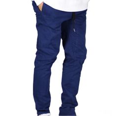 Style: Hd307. Condition Is New With Tag. 14 1/2" Across At Waist. Rise 11-12". Inseam 30 1/2". 98% Cotton/2% Spandex. Machine Wash Cold. Urban Style Mid-rise Blue Bottoms, Urban Style Blue Long Pants, Navy Straight Leg Cotton Jeans, Casual Navy Straight Leg Cargo Pants, Mid-rise Blue Pants For Streetwear, Blue Stretch Pants For Streetwear, Blue Mid-rise Pants For Streetwear, Blue Stretch Straight Leg Cargo Pants, Denim Blue Trousers For Streetwear