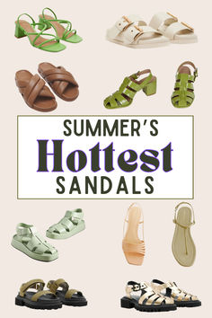 Looking for the trendiest sandals to rock this summer? Check out our collection of chunky sandals, fisherman sandals, slides and 90s-inspired strappy sandals here! Click to find the perfect pair for your summer adventures. Hot Sandals, Wardrobe Upgrade, Trendy Sandals, Fisherman Sandals, 90s Inspired