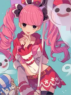 Anime: One Piece #anime #manga #art #artwork #fanart #animeart #animegirl Perona Fanart, Perona One Piece, Ghost Princess, Pirate Crew, Ghost Girl, One Piece Characters, Character Design Ideas