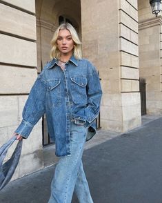 Elsa Hosk Style, Leni Klum, All Jeans, February 2023, Mode Inspo, Washed Denim, Inspiration Mode