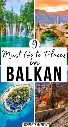 the best places to visit in balkan, turkey with text overlay that reads must go to places in bali