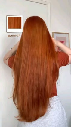 Ginger Hair Ideas Colour, Ginger Long Hair, Long Ginger Hair, Pretty Red Hair, Red Hair Inspiration, Straight Black Hair, Red Hair Inspo, Layered Haircuts For Medium Hair, Ginger Hair Color