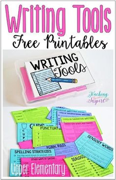 writing tools for free printables is an easy way to teach students how to use them