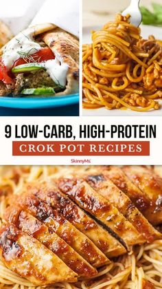 low - carb, high - protein crock pot recipes are the perfect way to get dinner on the table