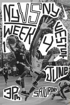 a collage of basketball players in black and white with the words ncn's weekly