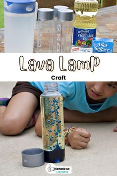 Homemade lava lamps are the perfect science project for curious children! Click on the pin to see this plus more DIY crafts for kids featured over on Listotic. Diy Lava Lamp, Homemade Lava Lamp, Easy Diy Crafts For Kids, Best Crafts For Kids, Creative Crafts For Kids, Art Slime, Crafts Summer, Summer Science, Girls Party Decorations