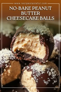 Indulge in these rich and creamy No-Bake Peanut Butter Cheesecake Balls, the perfect combination of smooth peanut butter and chocolate. Easy to make and wonderfully satisfying, these bite-sized treats are ideal for parties, snacks, or any sweet craving! No Bake Peanut Butter Bites, Peanut Butter Balls With Chocolate, Graham Cracker Truffles, No Bake Cheesecake Truffles, No Bake Truffle Balls, No Bake Cheesecake Balls Recipes, No Bake Peanut Butter Cheesecake Balls, Cheesecake Balls Recipes, Cheesecake Balls No Bake