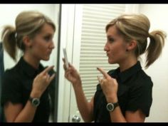 Secret Hair Styling Technique - Fabulous Bumped Ponytails Without Teasing - DIY & Crafts Ponytail Tutorial, Hair Clothes, Good Hair Day, Hair Envy, Hair Today, Up Girl, Hair Skin