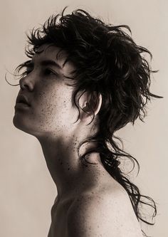 Wispy Mullet, Reference Face, Face References, Face Reference, Alternative Hair, Aesthetic People, Creative Hairstyles