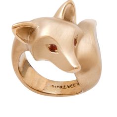 Fox ring: 14k gold fox jewelry with ruby eyes by Michaeltatom on Etsy Diamond Photo, Wax Jewelry, Ring With Ruby, Fox Ring, Gold Fox, Horse Ring, Fox Jewelry, Elephant Ring, Wolf Jewelry