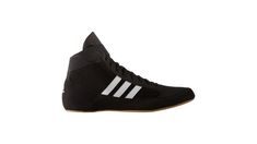 The adidas‚Ñ¢ Men's HVC 2 Wrestling Shoes feature synthetic suede uppers and full-length outsoles. | Adidas Men's HVC 2 Wrestling Shoes Black/White (Size 10.5) | Academy Sports & Outdoors Wrestling Shoes, Academy Sports, Mens Athletic Shoes, Shoes Size 7, Shoes Black, Adidas Men, Size 13, Black Shoes, Ankle Strap