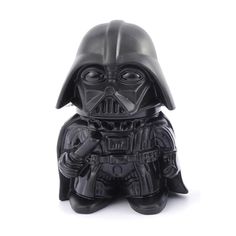 a darth vader figurine is shown on a white background