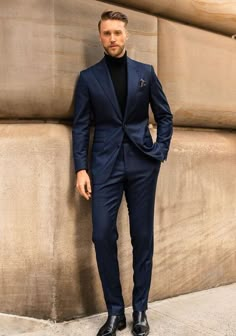 Terno Slim Fit, Prom Suits For Men, Blazer Outfits Men, Black Suit Men, Blue Suit Men, Classy Suits, Formal Men Outfit