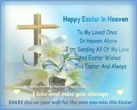 an easter card with flowers and a cross