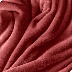 an image of a red blanket on white background