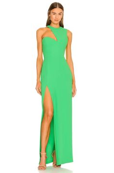 45 Beautiful Wedding Guest Dresses For Your Next Event Queen Gown, Amanda Uprichard Dress, Luxe Clothing, Amanda Dress, Green Gown, Asymmetric Neckline, Amanda Uprichard, Outfit Jeans, Bridesmaids Dress